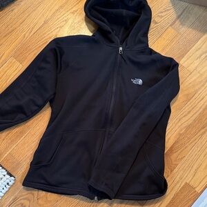 The North Face Black Full-Zip Hoodie, women’s medium